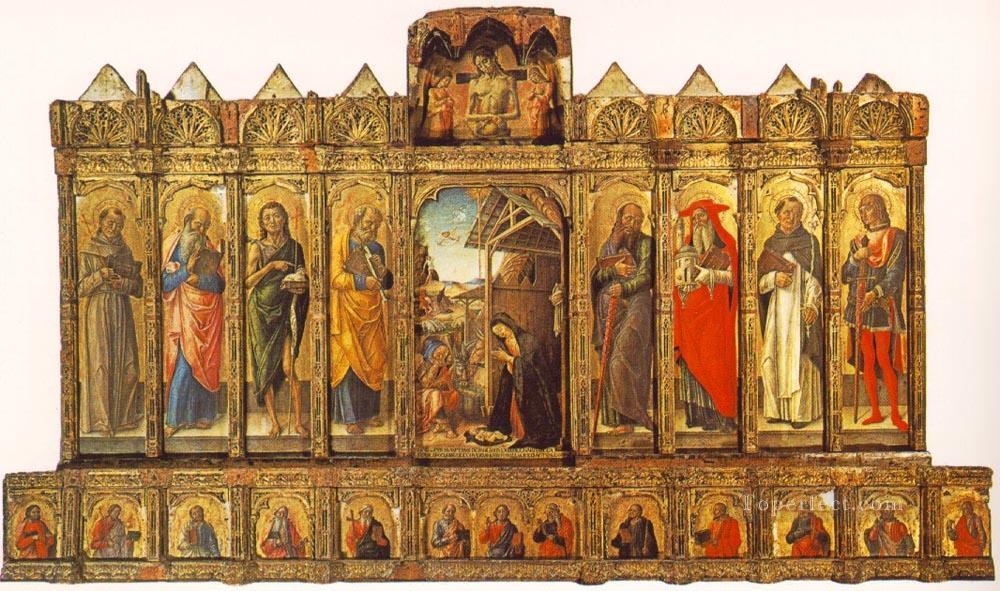コンヴェルサーノ多翼祭壇画 バルトロメオ・ヴィヴァリーニ油絵